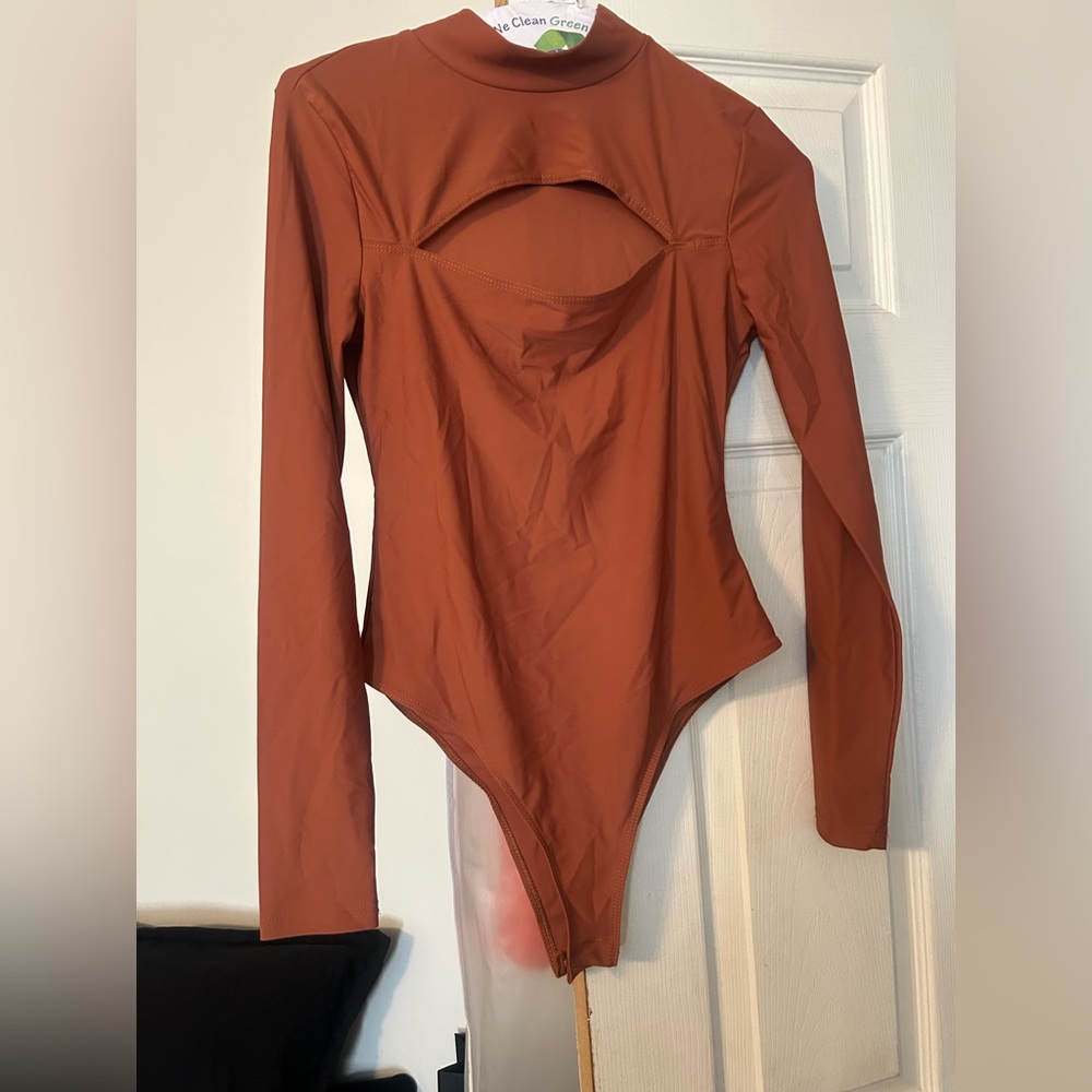 Rust Long Sleeve Bodysuit